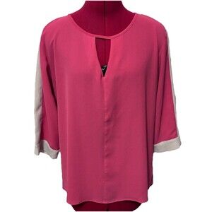 Viviane Furrier Women’s Coral Blouse Size Large